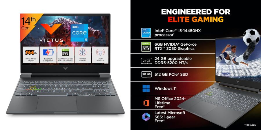 HP Victus (14th Gen i5-14450HX + 24GB DDR5)