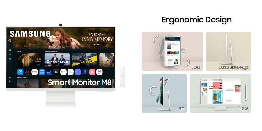 Samsung 32_ (80 cm) 4K M8 Vision AI Smart Monitor